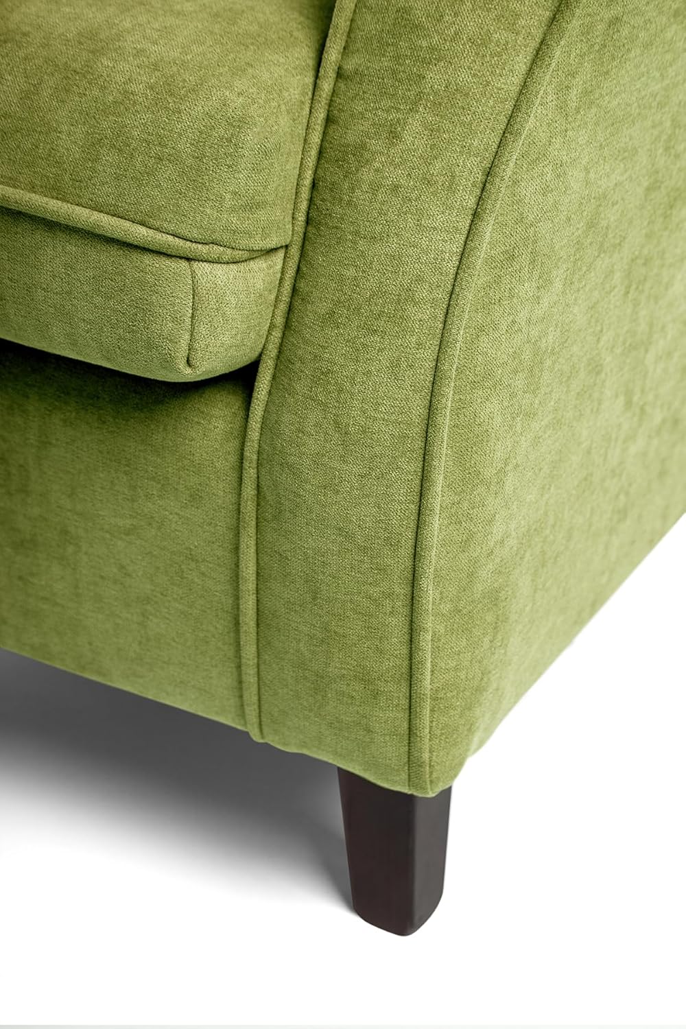 SUENOSZZZ-REST SPECIALISTS SUENOS ZZZ - Irene Sessel, Ohrensessel mit Stillfunktion, bezogen mit fleckenabweisendem braunem Stoff, Sessel für Schlafzimmer, Wohnzimmer oder Babyzimmer