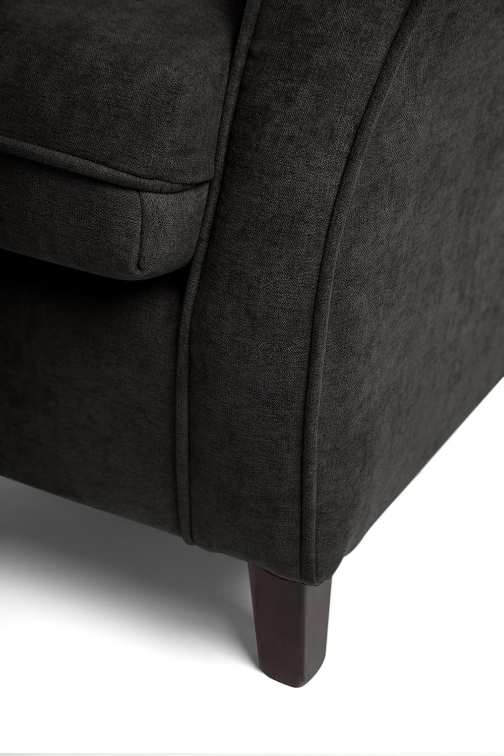 SUENOSZZZ-REST SPECIALISTS SUENOS ZZZ - Irene Sessel, Ohrensessel mit Stillfunktion, bezogen mit fleckenabweisendem braunem Stoff, Sessel für Schlafzimmer, Wohnzimmer oder Babyzimmer