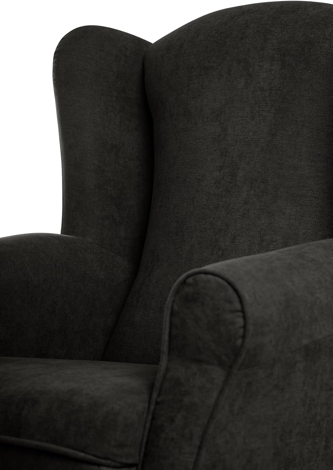 SUENOSZZZ-REST SPECIALISTS SUENOS ZZZ - Irene Sessel, Ohrensessel mit Stillfunktion, bezogen mit fleckenabweisendem braunem Stoff, Sessel für Schlafzimmer, Wohnzimmer oder Babyzimmer