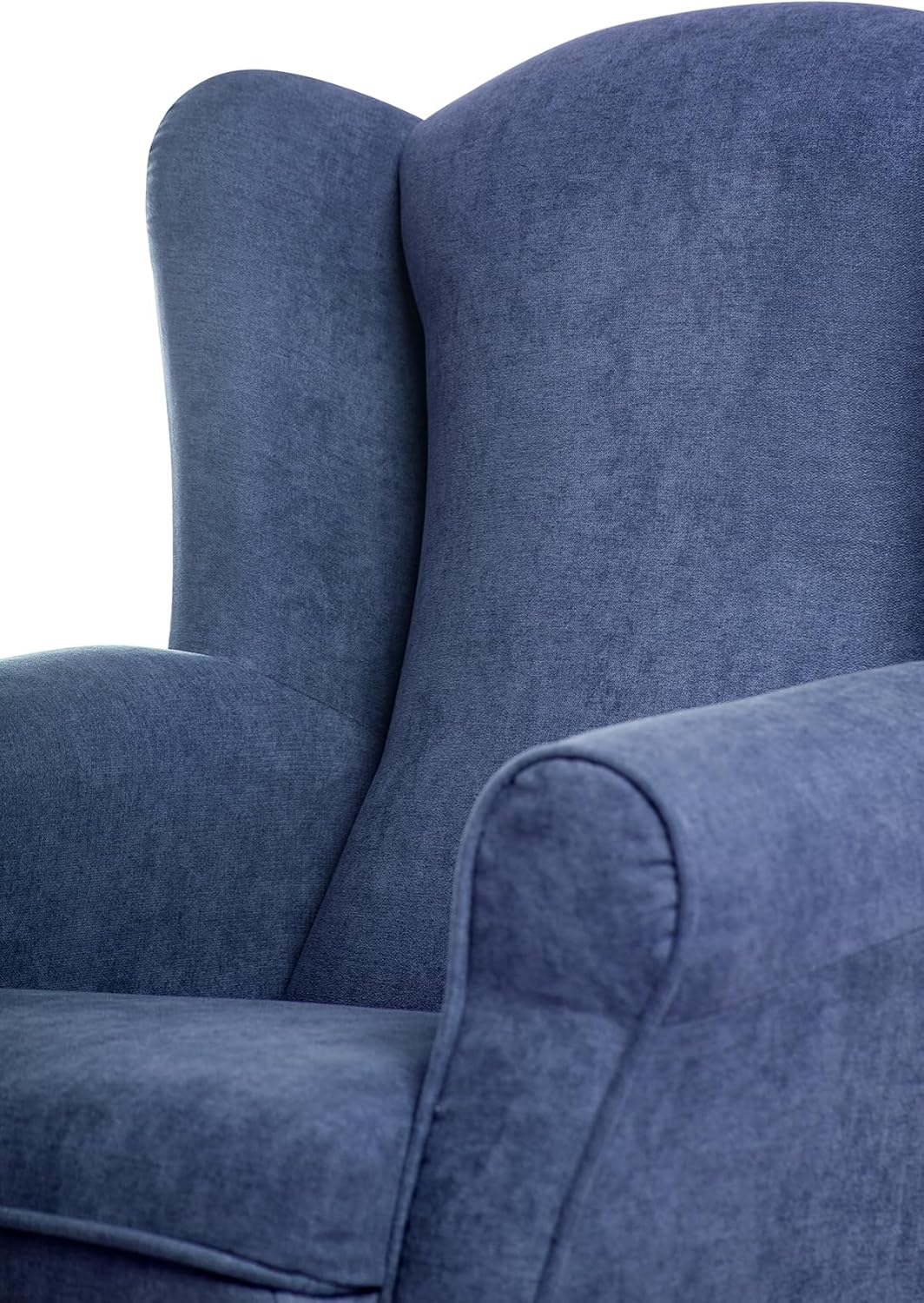 SUENOSZZZ-REST SPECIALISTS SUENOS ZZZ - Irene Sessel, Ohrensessel mit Stillfunktion, bezogen mit fleckenabweisendem braunem Stoff, Sessel für Schlafzimmer, Wohnzimmer oder Babyzimmer