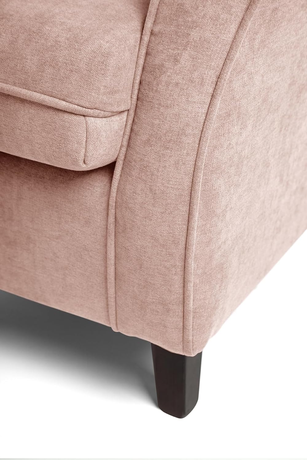 SUENOSZZZ-REST SPECIALISTS SUENOS ZZZ - Irene Sessel, Ohrensessel mit Stillfunktion, bezogen mit fleckenabweisendem braunem Stoff, Sessel für Schlafzimmer, Wohnzimmer oder Babyzimmer