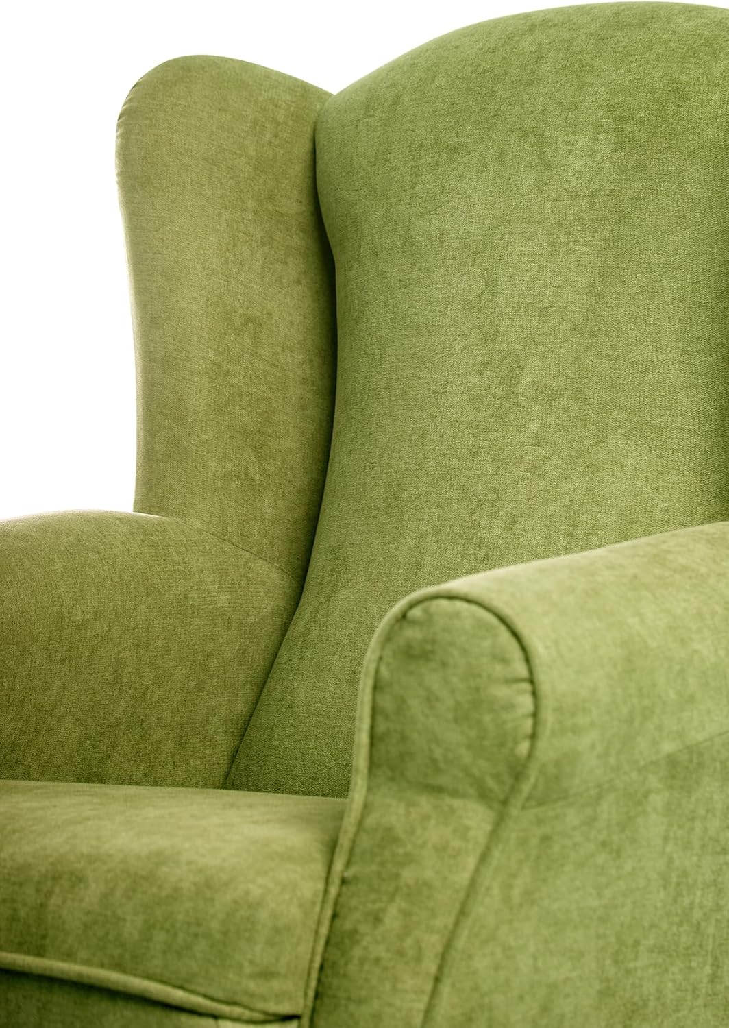 SUENOSZZZ-REST SPECIALISTS SUENOS ZZZ - Irene Sessel, Ohrensessel mit Stillfunktion, bezogen mit fleckenabweisendem braunem Stoff, Sessel für Schlafzimmer, Wohnzimmer oder Babyzimmer