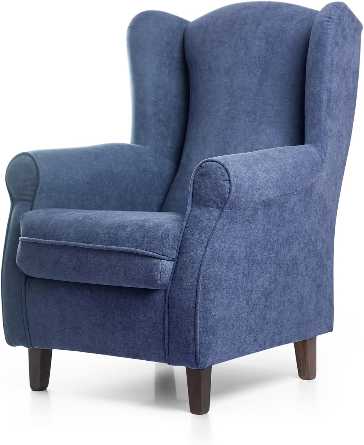 SUENOSZZZ-REST SPECIALISTS SUENOS ZZZ - Irene Sessel, Ohrensessel mit Stillfunktion, bezogen mit fleckenabweisendem braunem Stoff, Sessel für Schlafzimmer, Wohnzimmer oder Babyzimmer