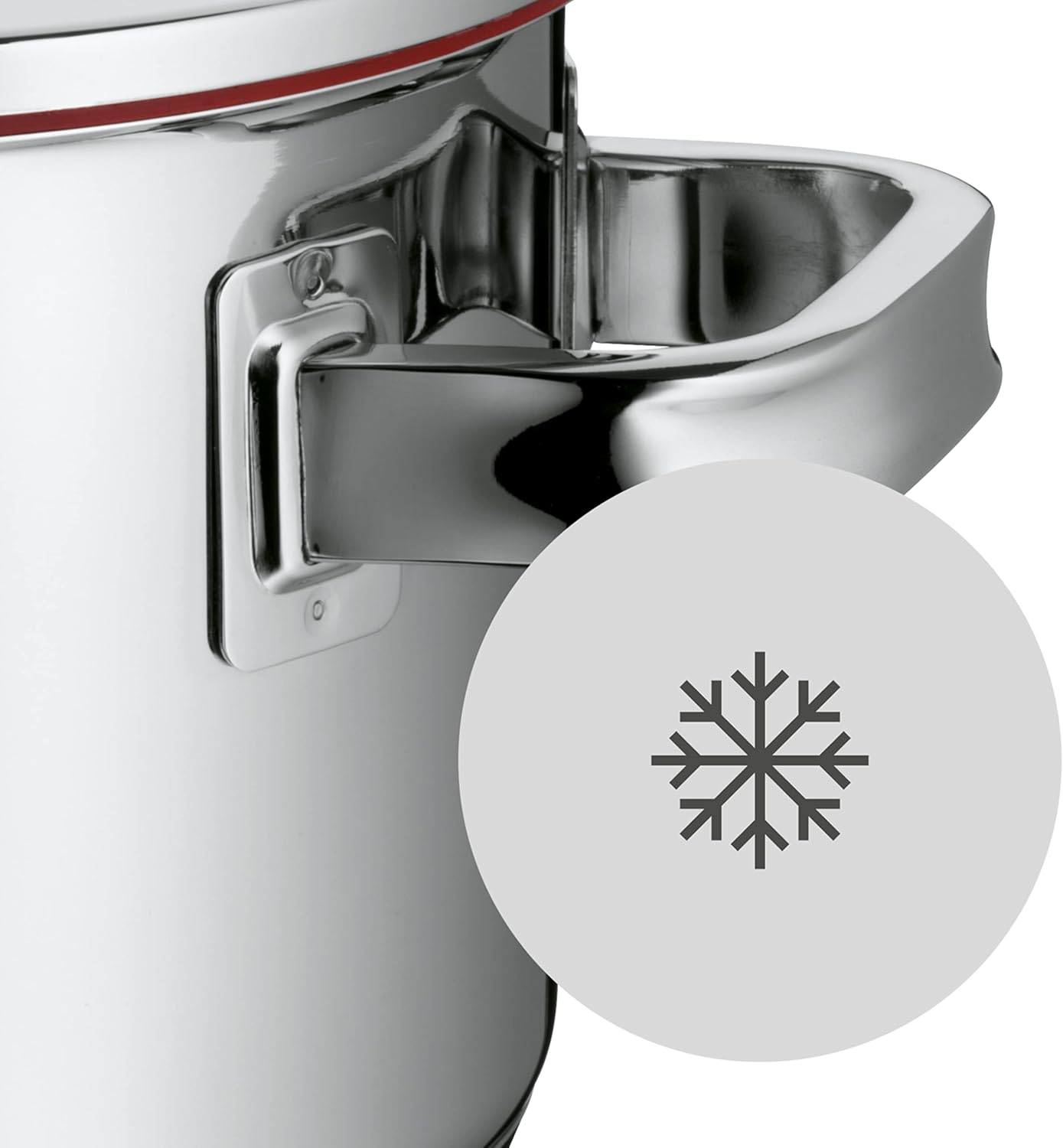 WMF Function 4-5-teiliges Kochgeschirr-Set, Edelstahl, induktionsgeeignet, 1 niedriger Topf (20 cm), 3 hohe Töpfe (16 cm, 20 cm und 24 cm) mit Deckel, 1 Topf (16 cm)