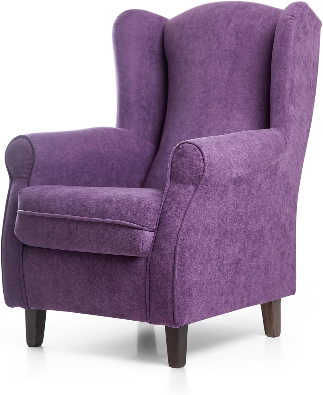 SUENOSZZZ-REST SPECIALISTS SUENOS ZZZ - Irene Sessel, Ohrensessel mit Stillfunktion, bezogen mit fleckenabweisendem braunem Stoff, Sessel für Schlafzimmer, Wohnzimmer oder Babyzimmer