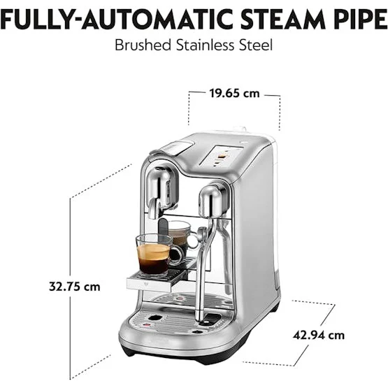 Máquina de café Nespresso Creatista Pro da Sage | SNE900BSS4GUK1