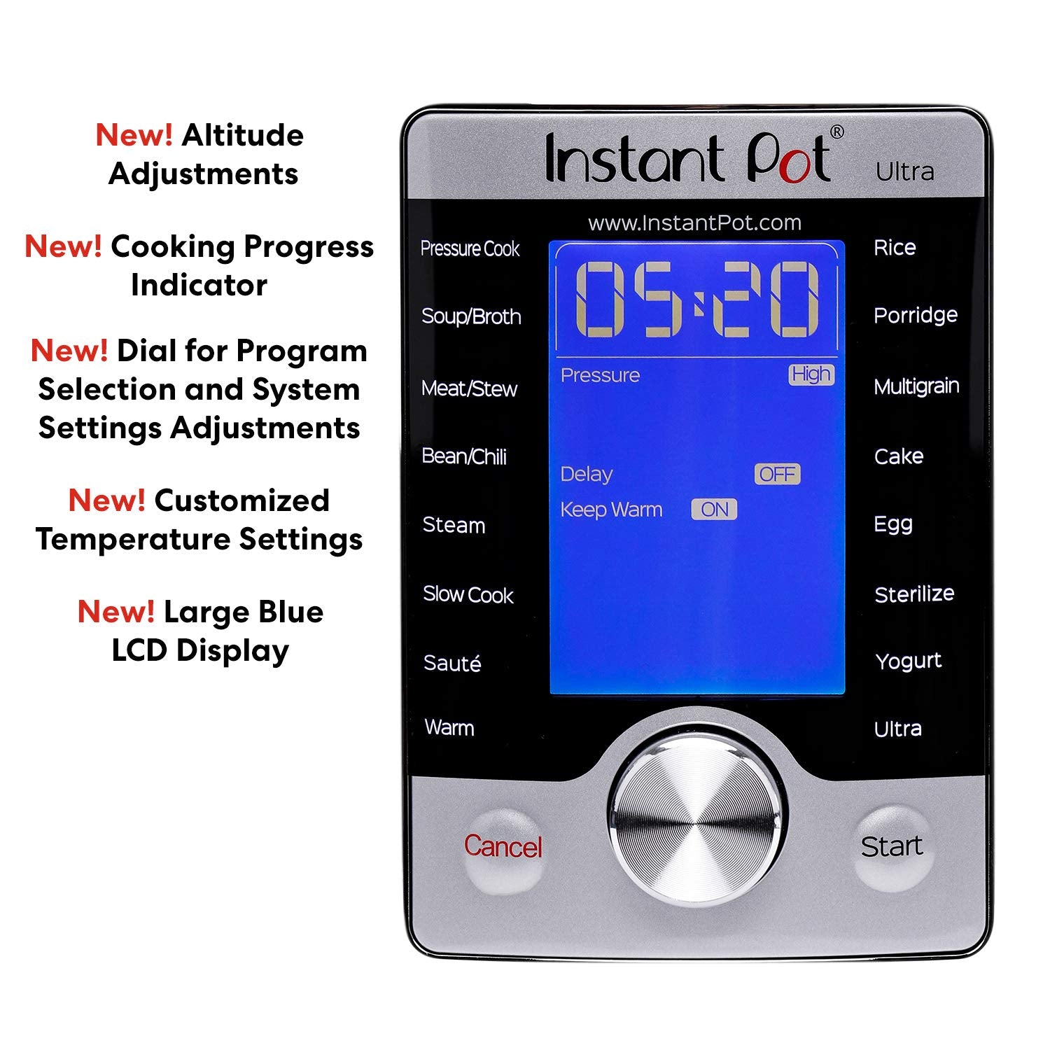 Instant Pot Ultra Programmierbarer Sterilisator (Modelljahr 2025)