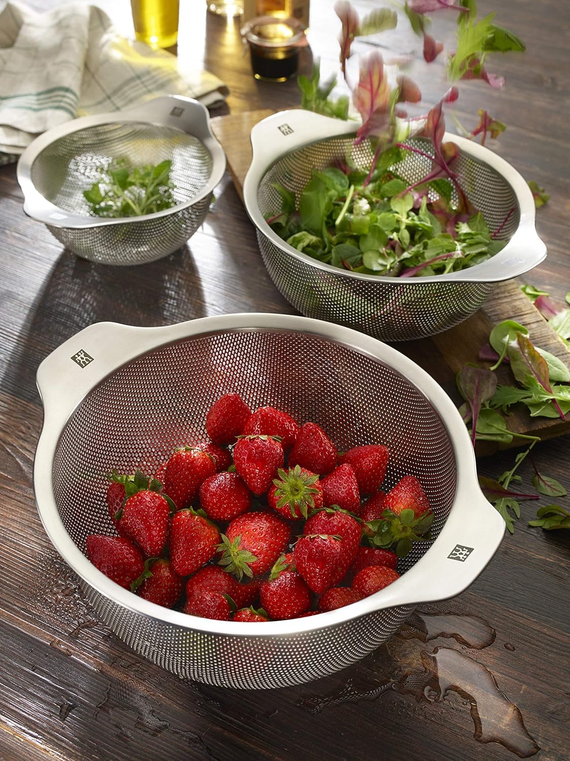 ZWILLING 5-teiliges Kochgeschirr-Set, 4 Deckel, induktionsgeeignet, Edelstahl, Farbe: Passion, Hellgrau, Durchmesser: 16 cm, 20 cm, 24 cm, 28 cm