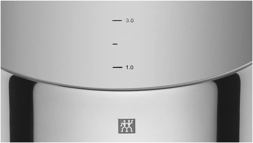 ZWILLING 5-teiliges Kochgeschirr-Set, 4 Deckel, induktionsgeeignet, Edelstahl, Farbe: Passion, Hellgrau, Durchmesser: 16 cm, 20 cm, 24 cm, 28 cm