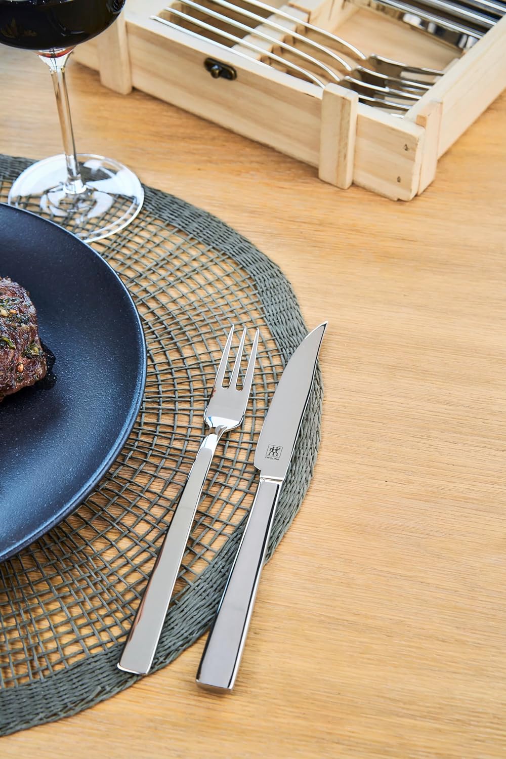 ZWILLING SIMPLIFY 66870-005-0 Topfset, Edelstahl, 5-teilig. Edelstahl, Silber/Schwarz